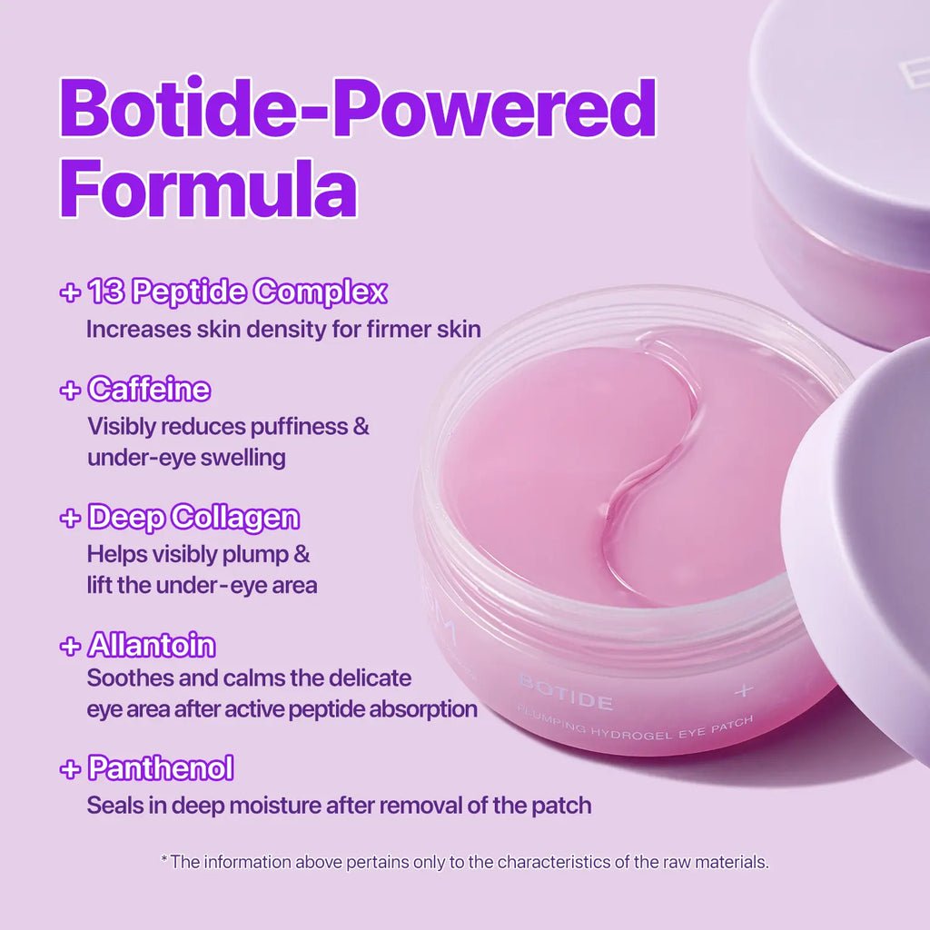 EIOM 2-In-1 Botide Plumping Gua Sha Lifting Serum + Hydrogel Eye Patch Duo Bundle | Instant De-Puffing & Lifting Face Massager, Jawline Sculpting, Plumping, Depuffing Gua Sha, Collagen Peptide Serum and under Eye Patches for Dark Circles & Puffy Eyes
